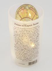 Photophore LED - Saint Esprit & Prière