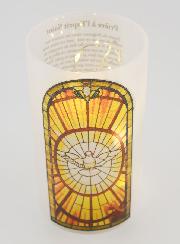 Photophore LED - Saint Esprit & Prière