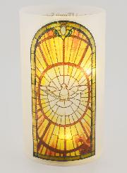 Cadeau de Confirmation - Photophore Prière Esprit Saint
