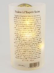 Cadeau de Confirmation - Photophore Prière Esprit Saint