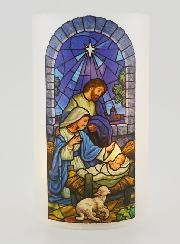 Photophore LED & Prière - Nativité