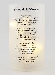 Photophore LED & Prière - Nativité