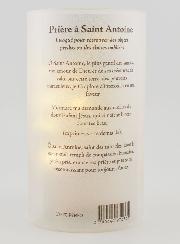 Photophore LED & Prière - Saint Antoine