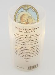 Photophore LED & Prière - Saint Joseph