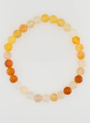 Bracelet en Pierre Naturelle de Jade Multicolore - 6mm