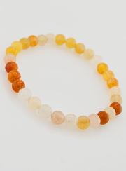 Bracelet en Pierre Naturelle de Jade Multicolore - 6mm