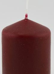 Bougie Décoration 8cm - Bordeaux