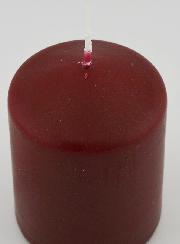 Bougie Décoration 8cm - Bordeaux