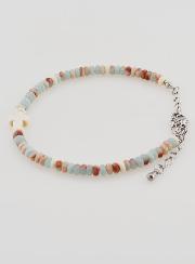 Bracelet Croix et Pierres Pastel