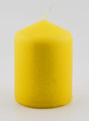 Bougie Décoration 8cm - Jaune