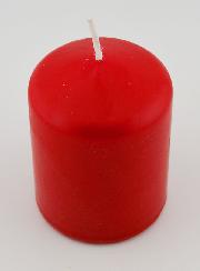 Bougie Décoration 8cm - Rouge