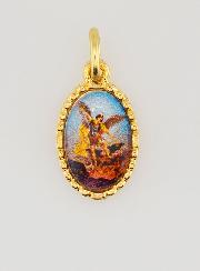 Médaille Bord Torsadé 15mm - Saint Michel