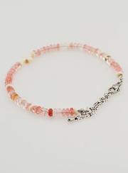 Bracelet Croix et Pierres en Verre