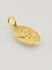 Médaille Bord Torsadé 15mm - Christ Miséricordieux