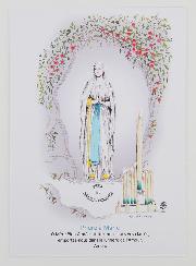 Carte Postale Prière à Marie