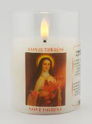 Bougie d'Église à Piles - Sainte Thérèse