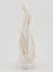 Statue Vierge Miraculeuse en Albâtre - 12cm