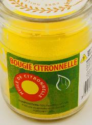 Bougie Verre à la Citronnelle