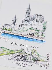 Carte Sanctuaire et Grotte de Lourdes