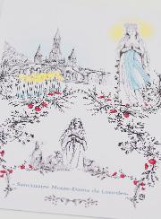 Carte Sanctuaire Notre Dame de Lourdes