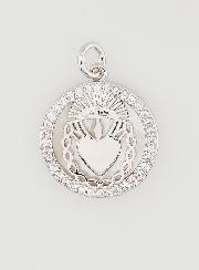 Médaille Ex Voto Nacre & Brillants - 16mm