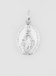 Médaille Miraculeuse Argent Rhodié - 14mm