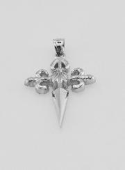 Croix de Saint Jacques en Argent -20mm