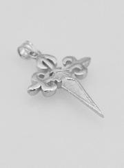Croix de Saint Jacques en Argent -20mm