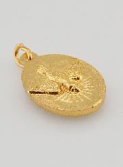 Médaille Bord Torsadé 25mm - Ange Gardien