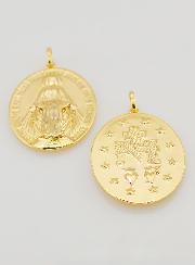 Médaille Miraculeuse Finition Or 18k - 26mm