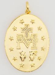 Médaille Miraculeuse Finition Or 18k - 26mm
