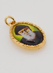 Médaille Bord Torsadé 25mm - Saint Charbel