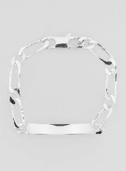 Gourmette Homme en Argent - Maille Figaro 6mm