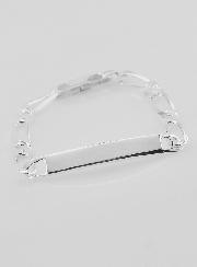 Gourmette Homme en Argent - Maille Figaro 6mm