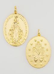 Médaille Miraculeuse Finition Or 18k - 20mm