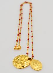 Médaille Miraculeuse + Chaîne Perlée