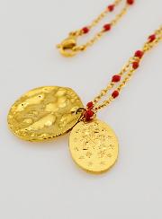 Médaille Miraculeuse + Chaîne Perlée