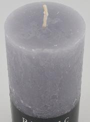 Bougie de Décoration Rustique 38h - Gris