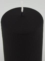 Bougie de Décoration Velours Mat - Noir