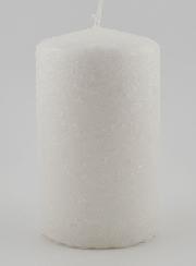 Bougie de Décoration Effet Polaire - Blanc