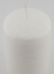 Bougie de Décoration Effet Polaire - Blanc