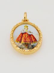 Médaille Bord Torsadé 25mm - Jésus de Prague