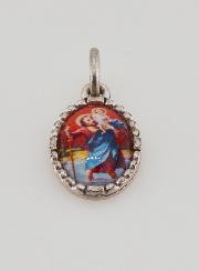Médaille Bord Torsadé 15mm - Saint Christophe