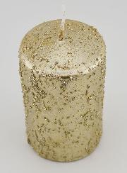 Bougie de Noël à Paillettes - Champagne