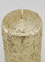 Bougie de Noël à Paillettes - Champagne