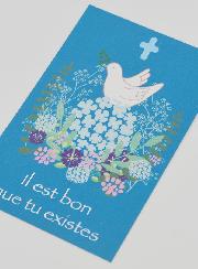 Carte de Confirmation - Colombe