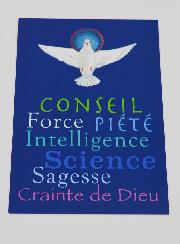 Carte de Confirmation - Les 7 Dons