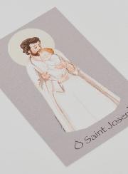Carte de Baptême - Saint Joseph