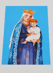 Carte de Baptême - Vierge à l'Enfant