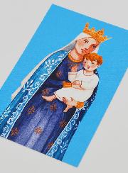 Carte de Baptême - Vierge à l'Enfant